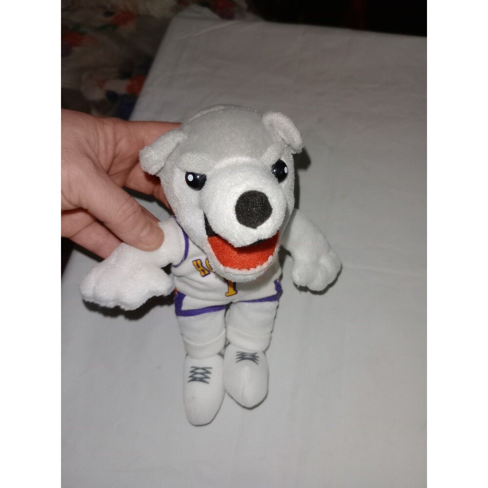 Washington Huskies Gemmy Mascot Plush White Purple Gold Jersey #1